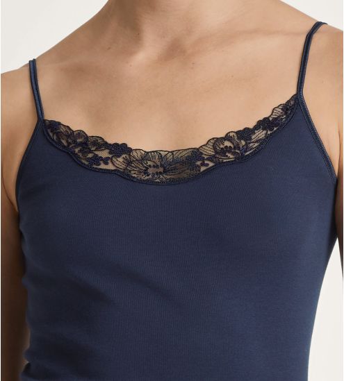 Top à bretelles Cotton Desire Peacoat Blue