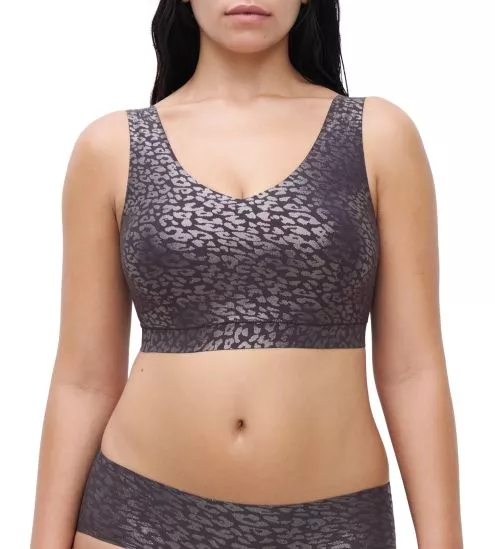 Brassière SoftStretch bretelles larges Imprimé Encre Scintillant