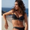 Haut de maillot de bain corbeille Horizon Boréal Noir Boréal