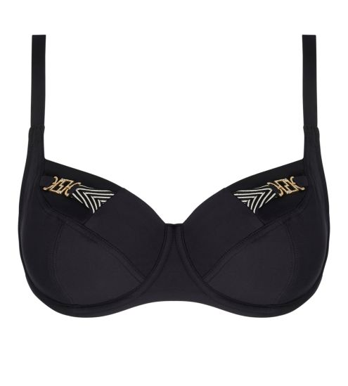 Haut de maillot de bain corbeille bonnet profond Horizon Boréal Noir Boréal