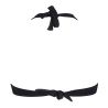 Haut de maillot de bain triangle sans armatures Horizon Boréal Noir Boréal