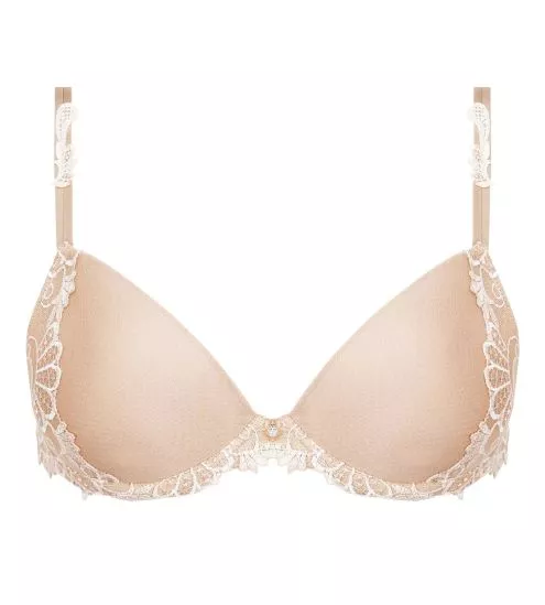 Soutien gorge à coques Dressing Floral Ambre Nacre