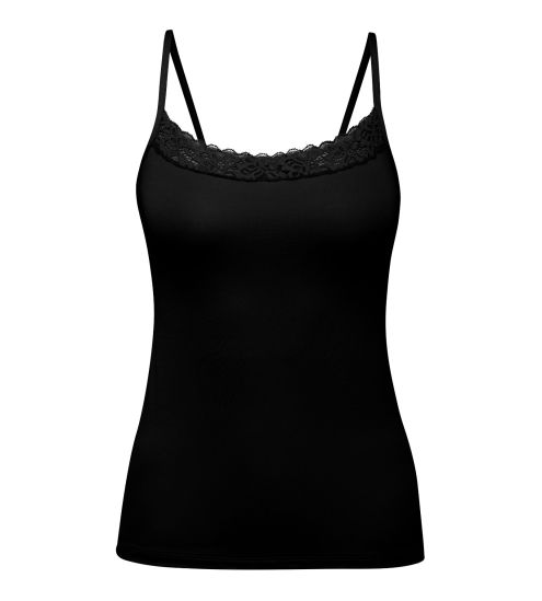 Top à bretelles Natural Comfort Lace Noir