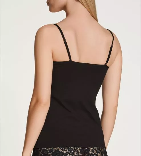 Top à bretelles Natural Comfort Lace Noir