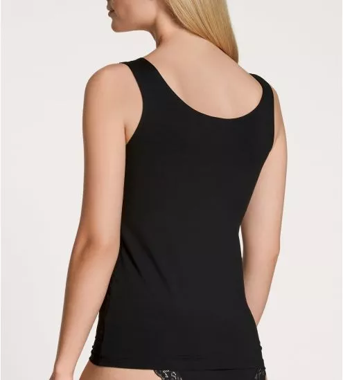 Top à bretelles larges Natural Comfort Lace Noir