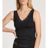 Top à bretelles larges Natural Comfort Lace Noir
