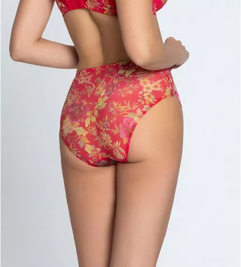 Culotte haute Forêt Rubis Santal Rouge