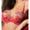 Soutien gorge avec armatures Forêt Rubis Santal Rouge