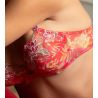 Soutien gorge avec armatures Forêt Rubis Santal Rouge