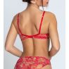 Soutien gorge avec armatures Forêt Rubis Santal Rouge