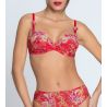 Soutien gorge avec armatures Forêt Rubis Santal Rouge