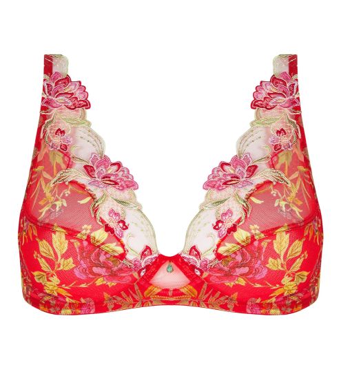 Soutien gorge Glam Forêt Rubis Santal Rouge