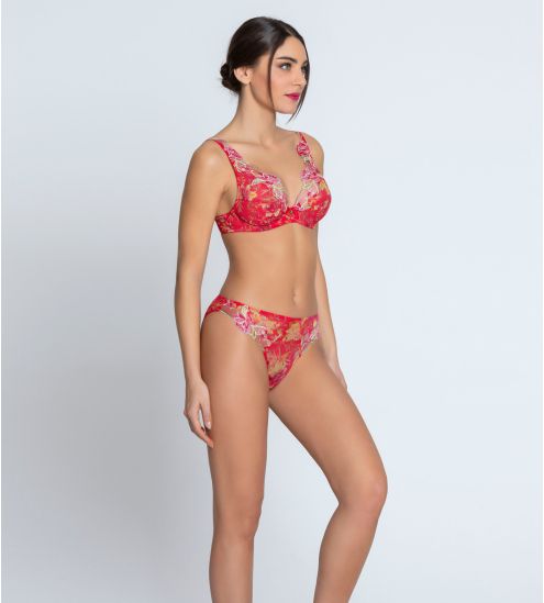 Soutien gorge Glam Forêt Rubis Santal Rouge