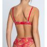 Soutien gorge Glam Forêt Rubis Santal Rouge