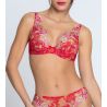 Soutien gorge Glam Forêt Rubis Santal Rouge