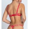 Soutien gorge coques progressives Forêt Rubis Santal Rouge