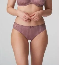 Slip Brésilien Madison Satin Taupe