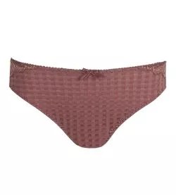 Slip Brésilien Madison Satin Taupe