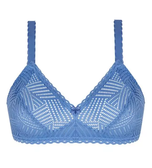 Soutien gorge sans armatures (D, E) Tressage Graphic Tressage Denim