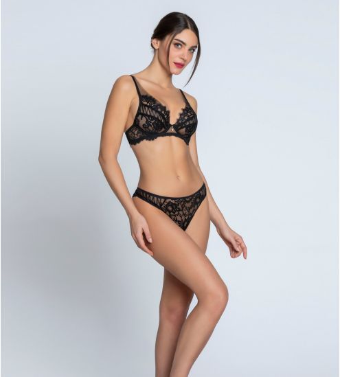 String Fantaisie Désirs de Venise Noir