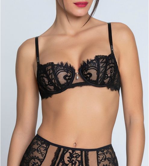 Soutien gorge corbeille Désirs de Venise Noir