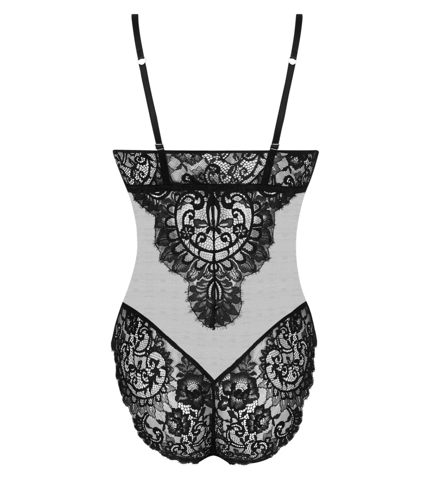 Body laçage Désirs de Venise Noir Lise Charmel | Lingerie Sipp
