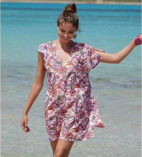 Tunic La Bayadère Blanc Flashy