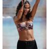 Haut de maillot de bain bandeau La Bayadère Noir Flashy