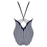 Maillot de bain une pièce Séduction Rayure en ligne Rayure Croisière
