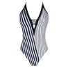 Maillot de bain une pièce Séduction Rayure en ligne Rayure Croisière