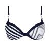 Haut de maillot de bain coques progressives Rayure en ligne Rayure Croisière