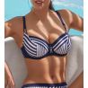 Haut de maillot de bain corbeille Rayure en ligne Rayure Croisière