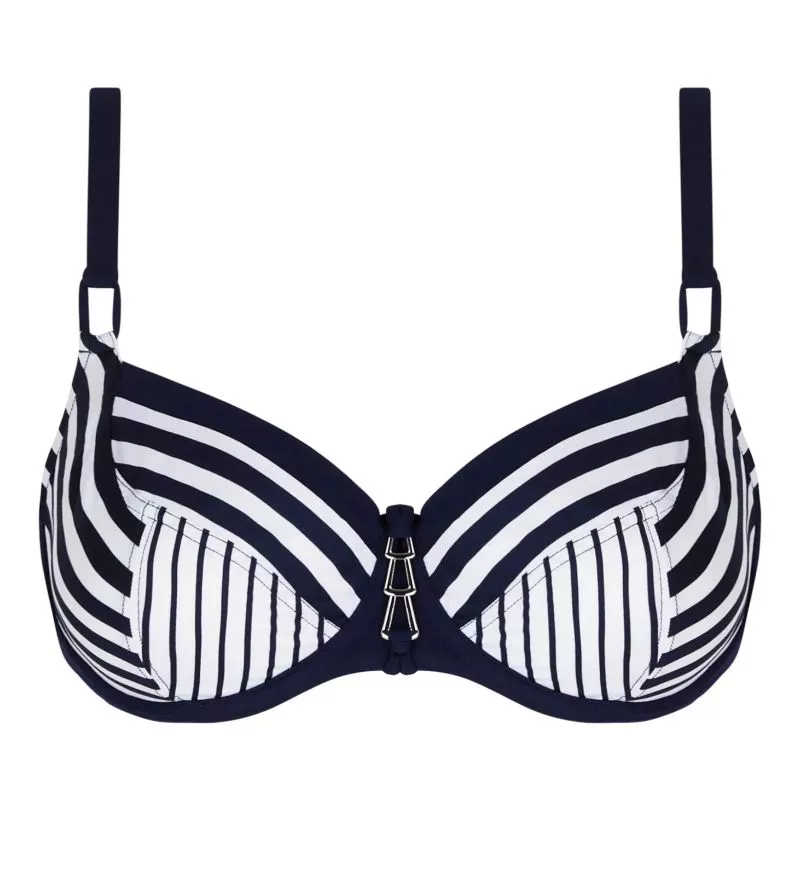 Haut de maillot de bain corbeille Rayure en ligne Rayure Croisière