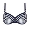 Haut de maillot de bain corbeille Rayure en ligne Rayure Croisière