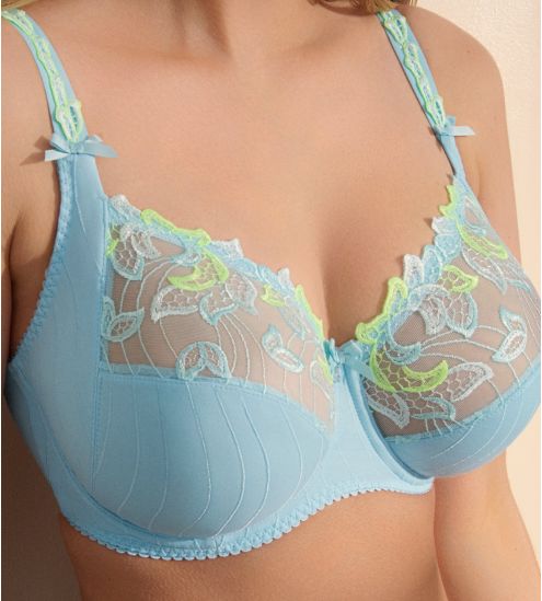 Soutien gorge à armatures (bonnets F, G, H) Deauville Milky Blue