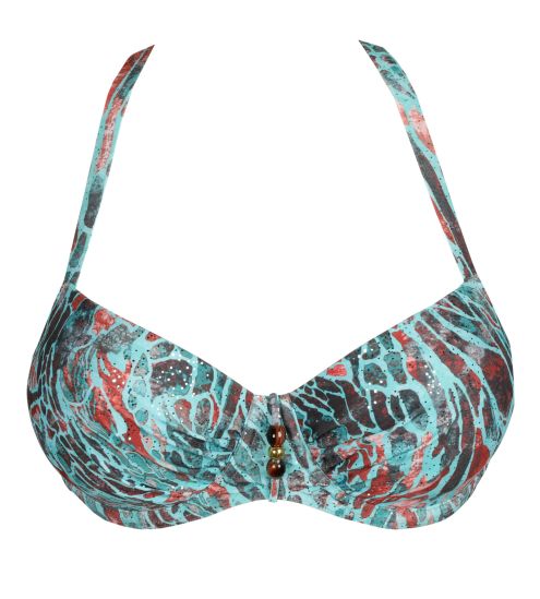 Haut de maillot de bain corbeille mousse Riyad Turquoise Seas