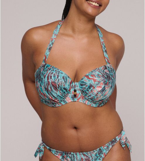 Haut de maillot de bain corbeille mousse Riyad Turquoise Seas