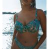 Haut de maillot de bain corbeille mousse Riyad Turquoise Seas