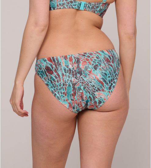 Bas de maillot de bain brésilien Riyad Turquoise Seas
