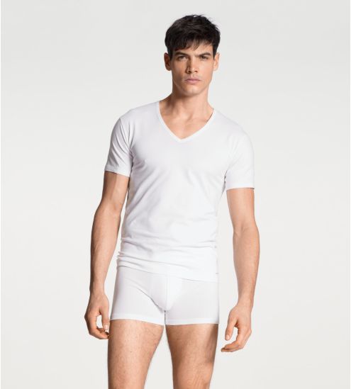 T shirt manches courtes Cotton Code Blanc
