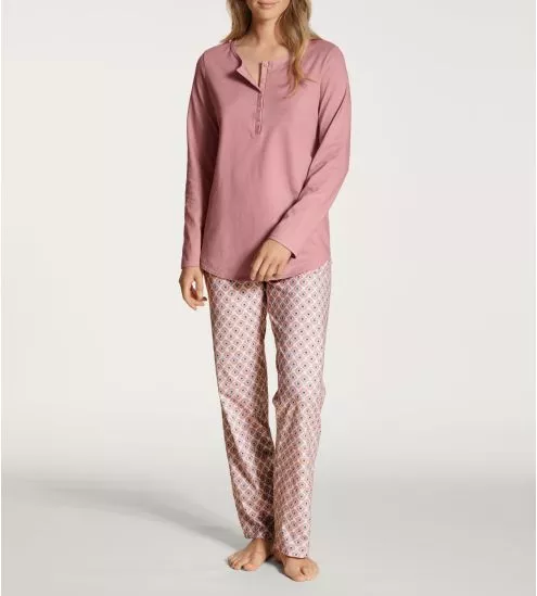 Pyjama Femme boutonné Lovely Nights Rose Bud