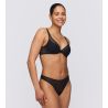 Soutien gorge demi mousse plongeant Basyl Noir