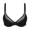 Soutien gorge demi mousse plongeant Basyl Noir