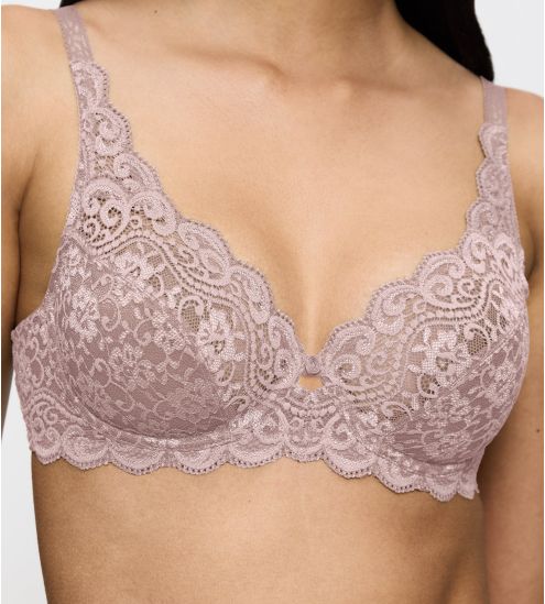 Soutien gorge armatures Amourette Mauve Rose
