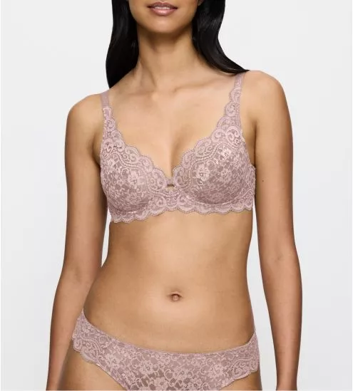 Soutien gorge armatures Amourette Mauve Rose