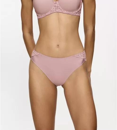 Culotte haute Amourette Mauve Rose