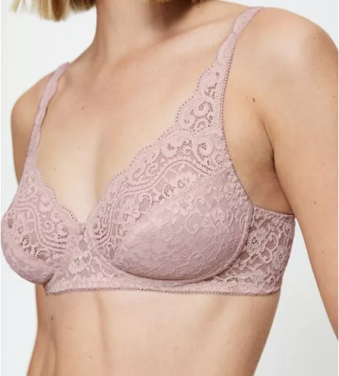 Soutien gorge sans armatures Amourette Mauve Rose