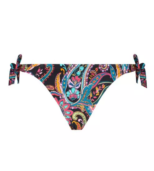 Bas de maillot de bain à nouer La Bayadère Noir Flashy