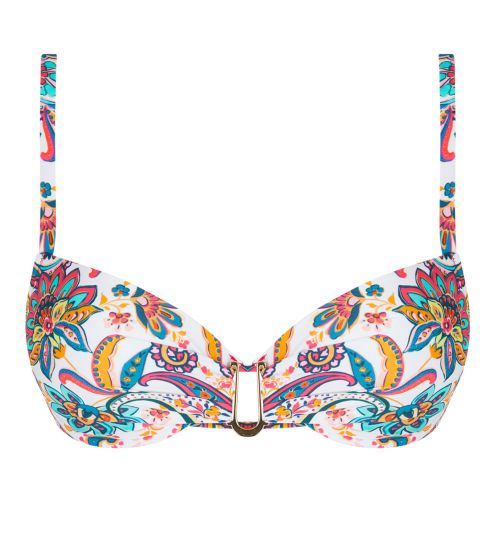 Haut de maillot de bain bandeau La Bayadère Blanc Flashy