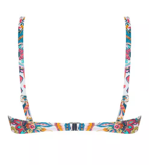 Haut de maillot de bain à coques La Bayadère Blanc Flashy